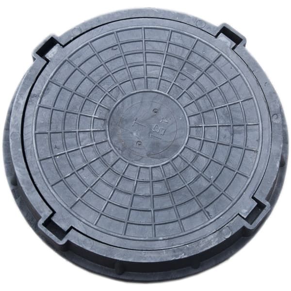 Люк полимерно-композитный тяжелый 760/630/100 мм 15 т (черный) Агросток 29447